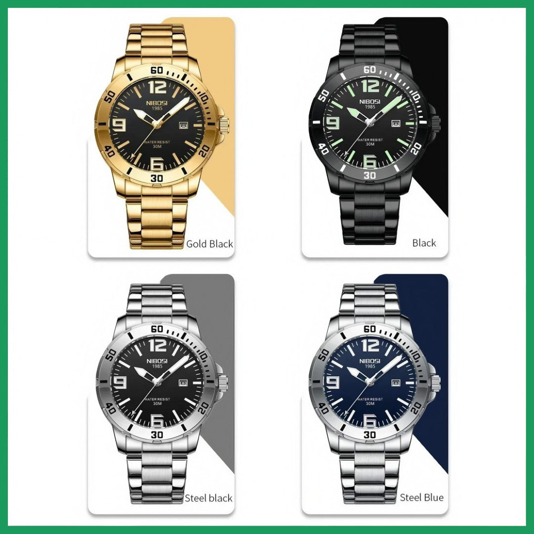 Watch Luxury Waterproof Quartz 💎