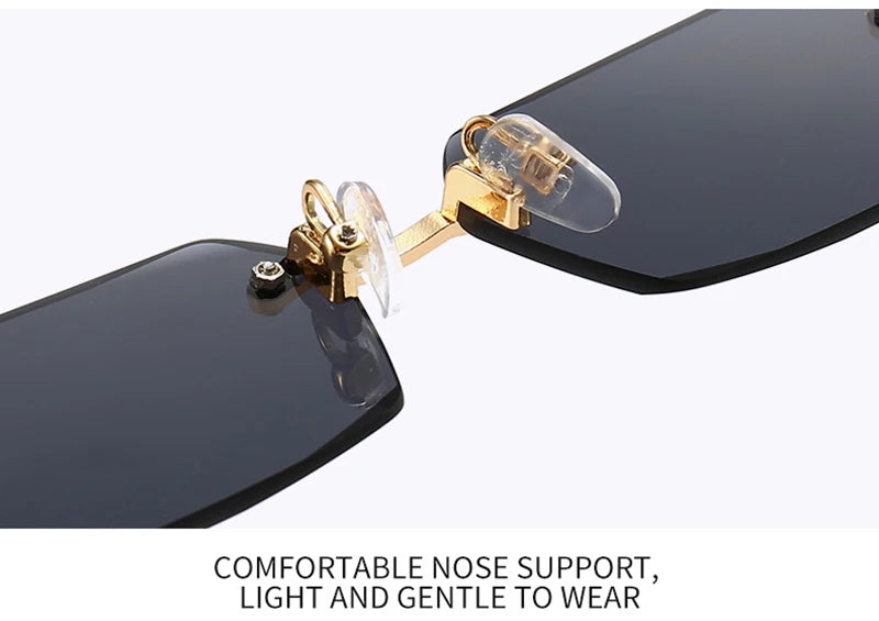 Fashion Rimless Sunglasses