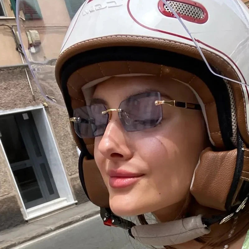 Fashion Rimless Sunglasses