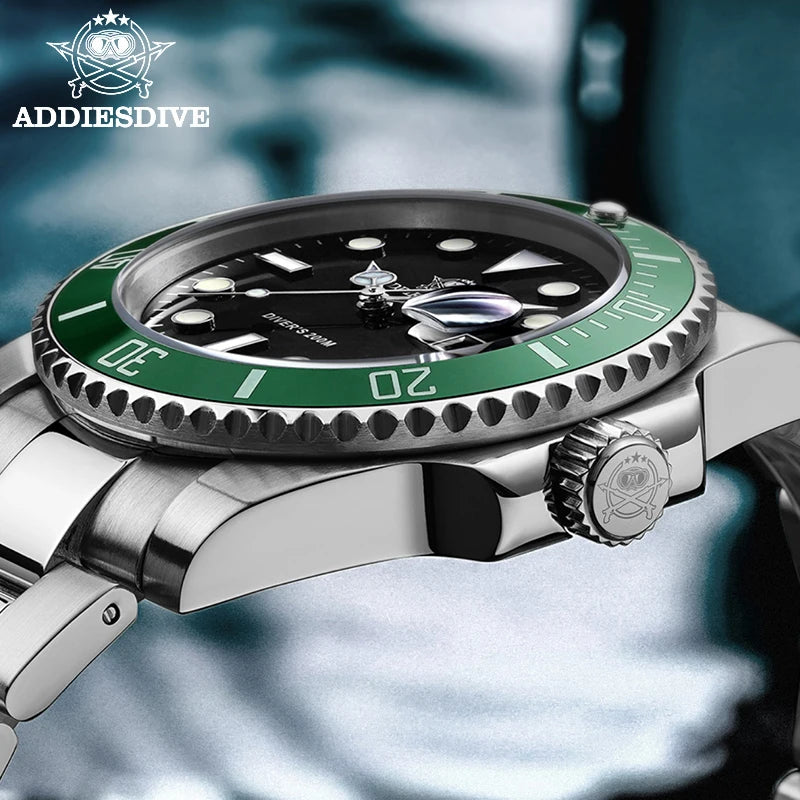 ADDIESDIVE Men's Luxury Stainless Steel Watch 💎