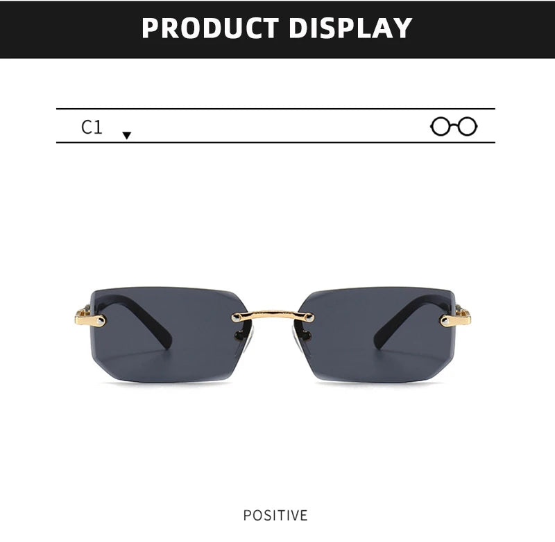 Fashion Rimless Sunglasses