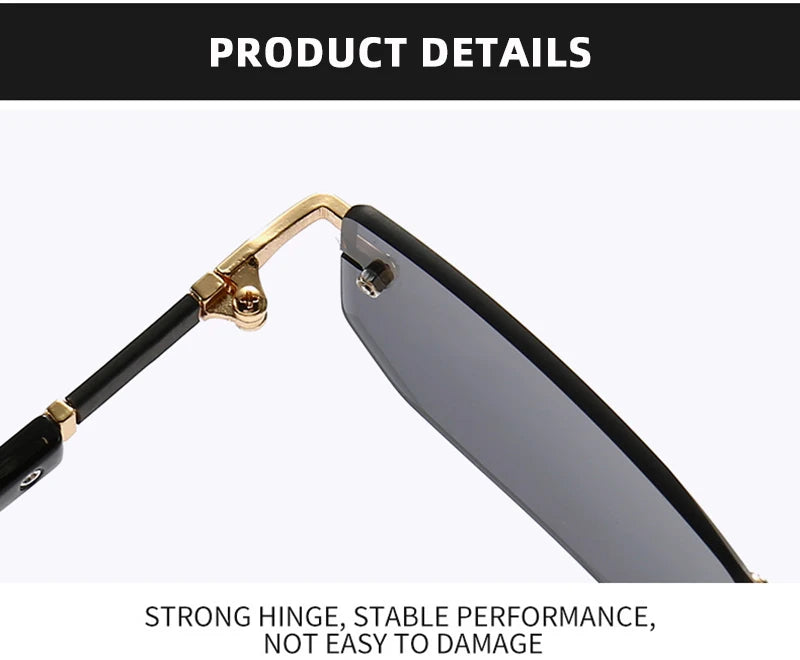 Fashion Rimless Sunglasses