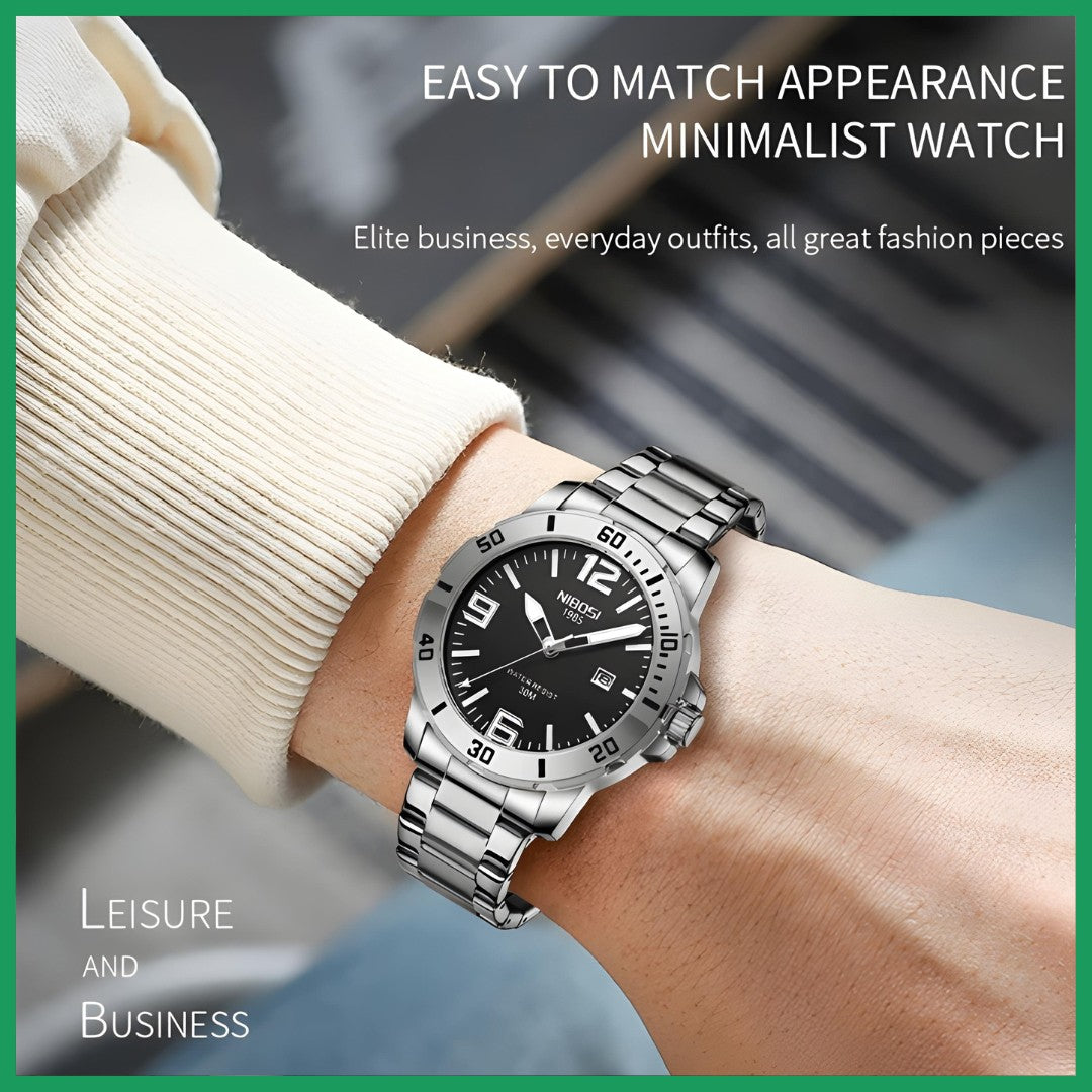 Watch Luxury Waterproof Quartz 💎