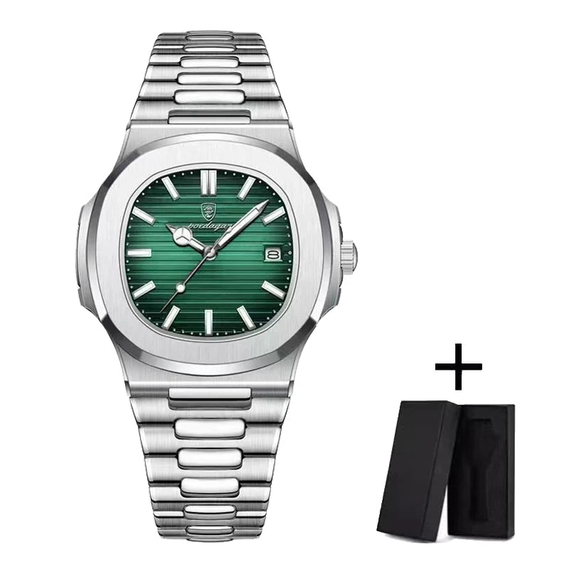 POEDAGAR Men's Quartz Watch: waterproof, luminous 💎