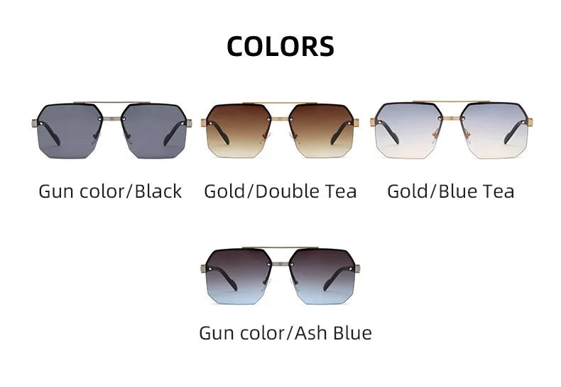Aviator Sunglasses with retro, UV400