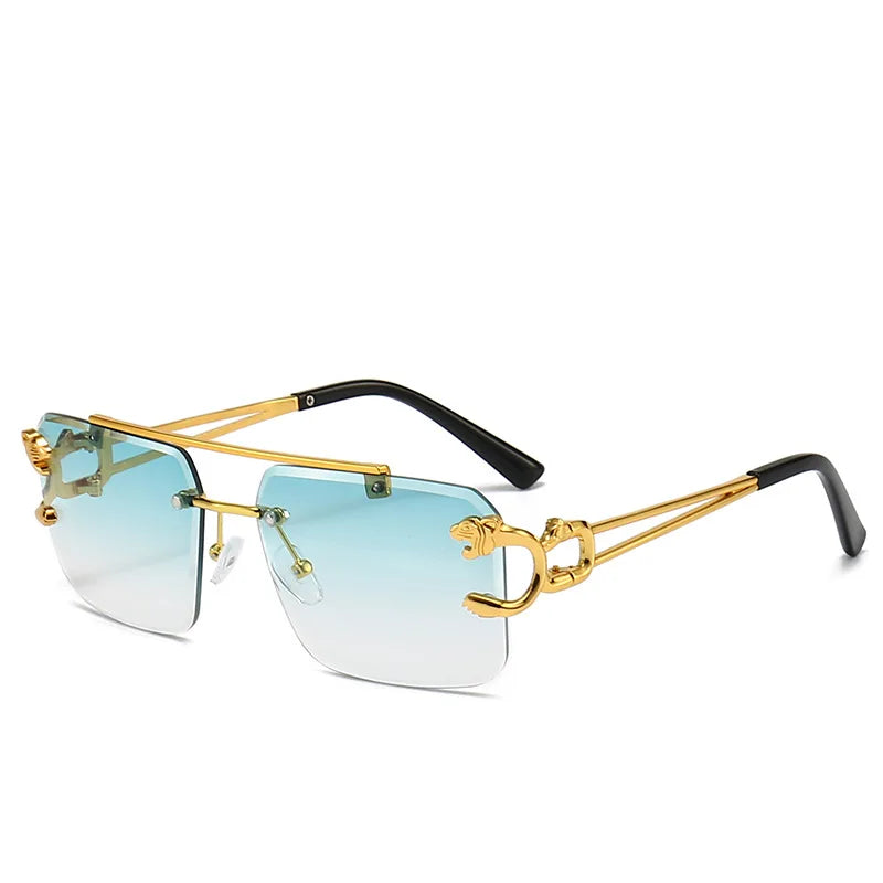 Luxury Square Sunglasses Man