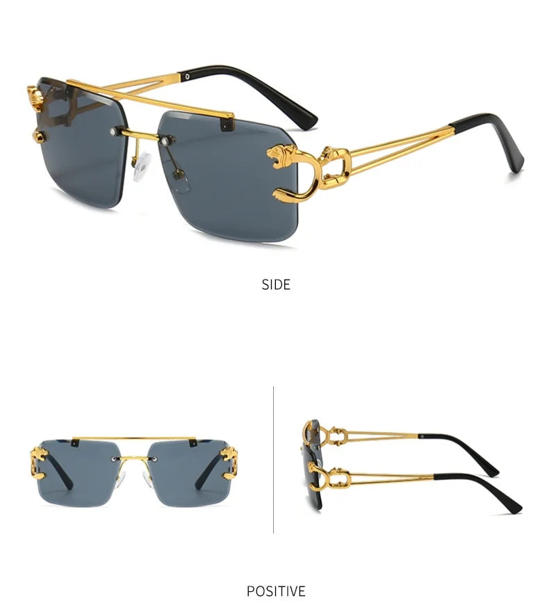 Luxury Square Sunglasses Man
