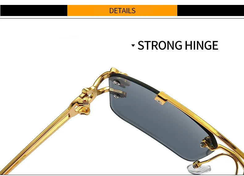 Luxury Square Sunglasses Man