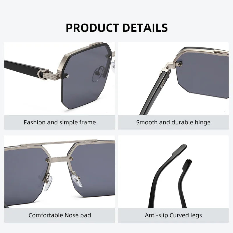 Aviator Sunglasses with retro, UV400