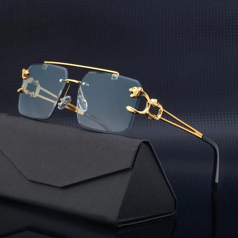 Luxury Square Sunglasses Man